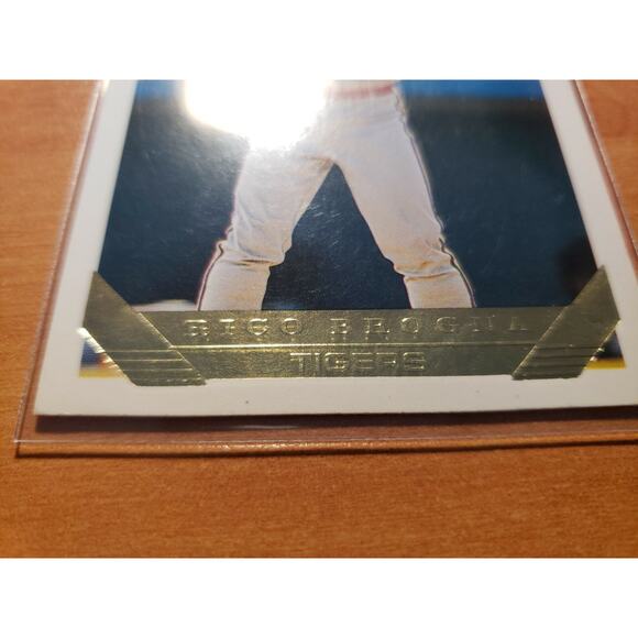 Rico Brogna 1993 Topps Gold #598 - Detroit Tigers - MLB - Picture 3 of 4